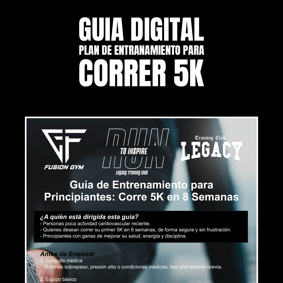 GUIA - PLAN DE ENTRENAMIENTO PARA CORRER 5K
