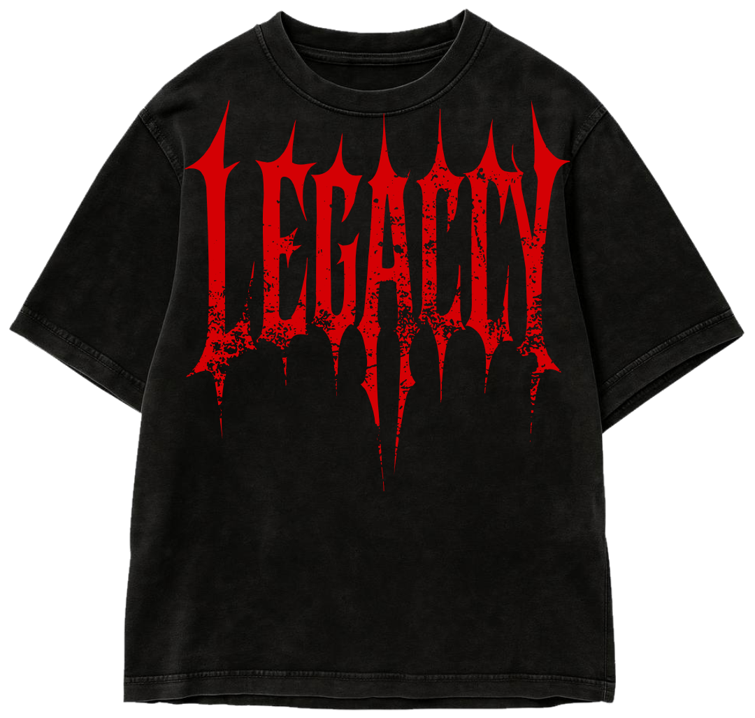 GOTHIC RED - OVERZISED - UNISEX - LEGACY